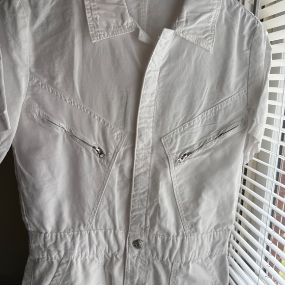 ZARA Denim Romper XS | Light Wash Utility Style NWT - Picture 13 of 13